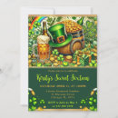 Recherche de lutin irlandais invitations Trèfle