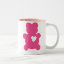 Search for heart teddy bear mugs Valentine's