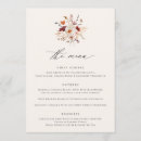 Search for boho wedding menus Wildflower