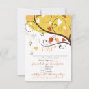 Search for birds invitation wedding rsvp cards Hearts
