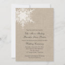 Search for country christmas wedding invitations Snowflake