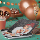Search for retro christmas paper plates Vintage