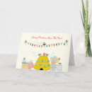 Search for bee merry christmas cards Yellow