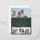 Search for dark green and gold wedding invitations Couple