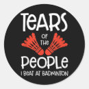 Search for tennis dad stickers Favourite hobby badminton