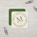 Search for round business cards Modern