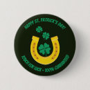 Recherche de bonne chance badges Shamrock