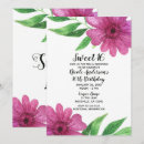 Search for flower pop invitations Botanical