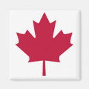 Search for canadian flag magnets Red
