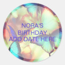 Search for round scrapbook stickers Butterfly