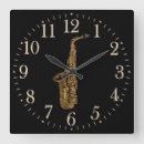 Recherche de joueur de saxophone horloges Instruments de musique