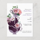 Search for tea cup bridal shower invitations Elegant