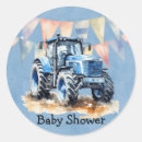 Search for blue tractor stickers For kids