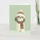 Search for shih tzu christmas cards Pet