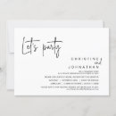 Search for lets celebrate wedding invitations Contemporary