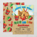 Search for sand castle birthday invitations Summer