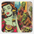 Search for vintage horror stickers Zombie