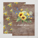 Search for rustic sunflower bridal shower invitations Modern