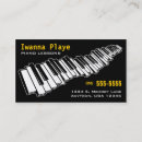 Search for piano business cards Lesson