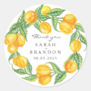 Search for lemon wedding stickers Mediterranean