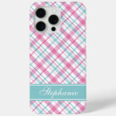 Recherche de rose et aqua iphone coques Monogramme