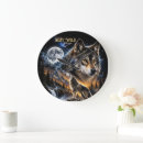 Search for howling wolf clocks Wolves