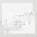Search for tropical foliage wedding invitations White