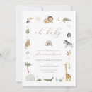 Search for boho safari baby shower invitations Jungle