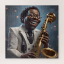 Recherche de musiciens de jazz puzzles Saxophone