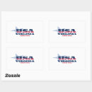 Search for virginia state stickers Typography