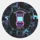 Search for arcade stickers Level up