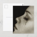 Recherche de larmes cartes postales Femme