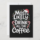 Search for coffee christmas invitations Santa