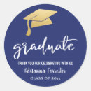 Search for gold foil graduation stickers Script