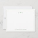 Search for sage green note cards Elegant