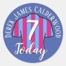 Recherche de chemise bleue autocollants Soccer