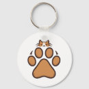 Search for paw prints keychains Kitten