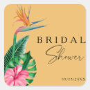 Search for tropical bridal shower stickers Summer