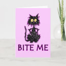 Search for biting cards Black cat