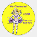 Search for school sports stickers Cheerleader
