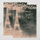 Search for eiffel tower night invitations Elegant