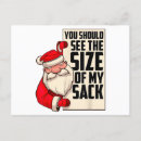 Recherche de père noël drôle cartes postales Vilain