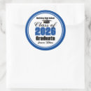 Search for blue graduation stickers Graduate