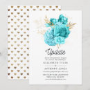 Recherche de aqua blue floral mariage invitations Pour tous