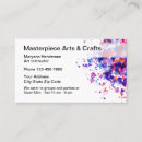 Search for art class business cards Colourful
