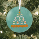 Search for new years eve ornaments Christmas tree