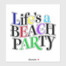 Search for fun in the sun stickers Water
