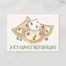 Search for home cooking business cards Restaurant