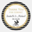 Search for bicycle wedding stickers Thank you