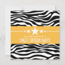 Search for yellow sweet 16 invitations Modern